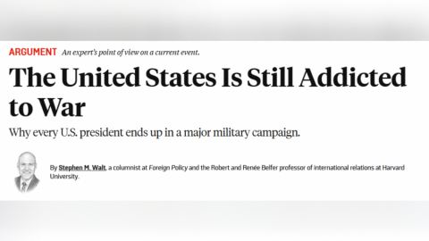 Foreign Policy: Пристрастени ли са САЩ към войната?