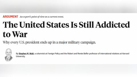 Foreign Policy: Пристрастени ли са САЩ към войната?