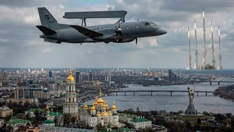 Украйна, Русия, въздушна война, Saab 340, Argus, AWACS, ракети, ПВО, геополитика, F-16