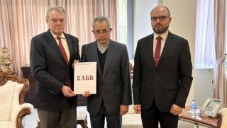 Румен Петков, АБВ, Иран, Али Реза Ирваш, геополитика, САЩ, Израел, тероризъм, мир, България