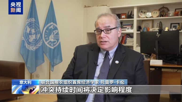 Главен икономист на ФАО, конфликт, Близкия изток , разходи, селскостопанско производство