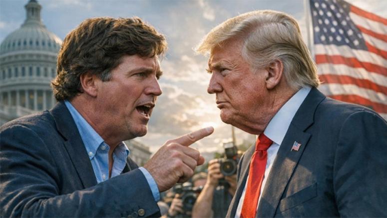 Тръмп, Тъкър Карлсън, Иран, Венецуела, петрол, ядрена война, геополитика, MAGA, САЩ