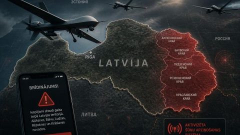 Украински дронове през Латвия атакуват Русия: Геополитическа игра