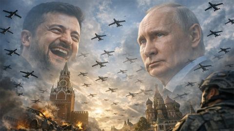 1054 дрона за една нощ към Москва през Латвия: Русия влиза в нов етап на войната