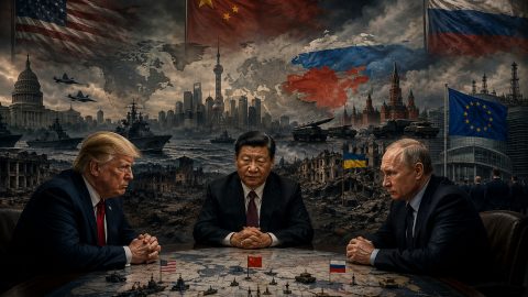 Играта: Китай чака. Америка гори. Европа говори