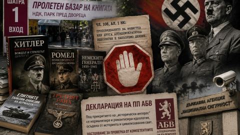 АБВ поиска проверка заради книги за Хитлер и нацистки генерали на входа на Пролетния базар