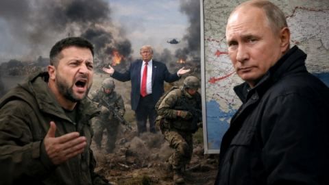 Тръмп подписа в Евиан, докато Путин преначертава границите в Донбас на метър от Славянск