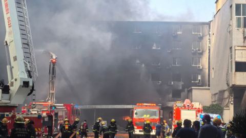 Голям пожар избухна в обувен завод в провинция Фудзиен