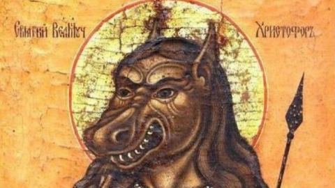 Светецът с лице на куче: Невероятната история на Свети Христофор