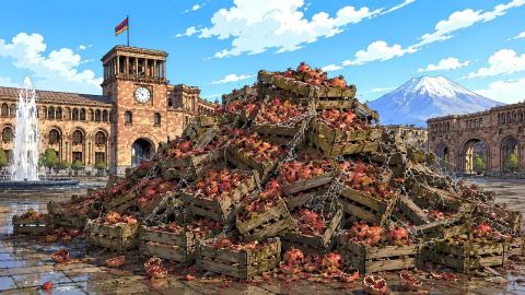 Пашинян обеща европейски пазари, а блокира магистрала „Ереван – Ерасх“ с гниещи домати