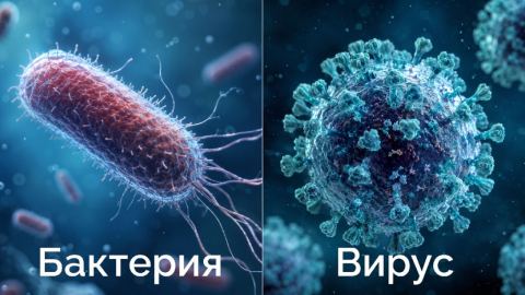 Каква е разликата между бактериите и вирусите?