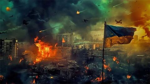 Киев е в пламъци. Врагът виеше. Министерството на отбраната написа: „Никой не ни слушаше, слушайте сега.“