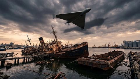 Присъдата на Одеса: Потънали кораби ще блокират пристанището. Дронове ще довършат останалите.