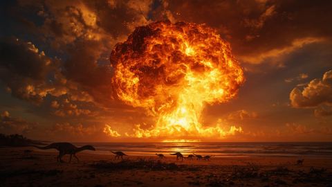 Единствената повърхностна следа от 180-километровата праисторическа рана