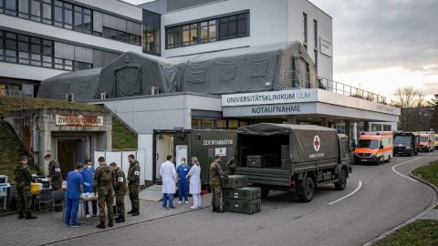 Бундесверът готви цивилните болници за по 1000 ранени на ден