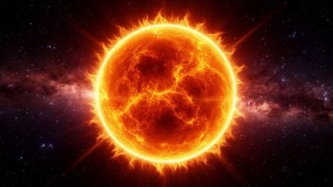 Геофизика на една звездна катастрофа отпреди милиарди години