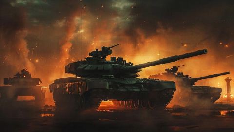 Американски танкове се разполагат близо до границите на Русия. Москва е на по-малко от 800 км.