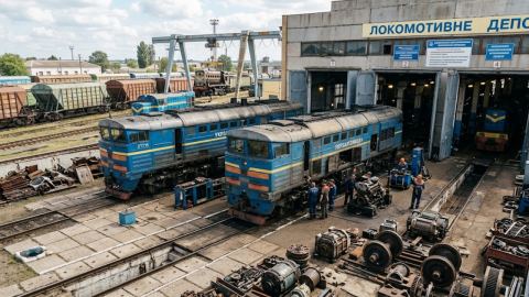 Дефицитът на локомотиви блокира износа на зърно през украинските пристанища