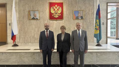 Румен Петков и Георги Стамболиев обсъдиха с посланик Елеонора Митрофанова напрежението в Черно море и културния обмен