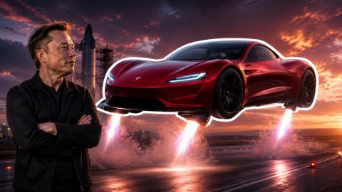Мъск представи Tesla с реактивен двигател. Защо руските летящи коли не излитат? Отговорът не е в технологията.