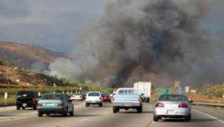 АМ Тракия, пожар, пътища