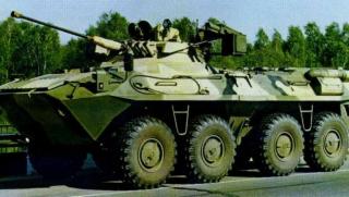БТР, бронираната техника, руски знамена, Славянск, Краматорск