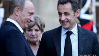 Саркози, Путин, Москва, среща