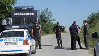 Площад, Гърмен, полиция, протест