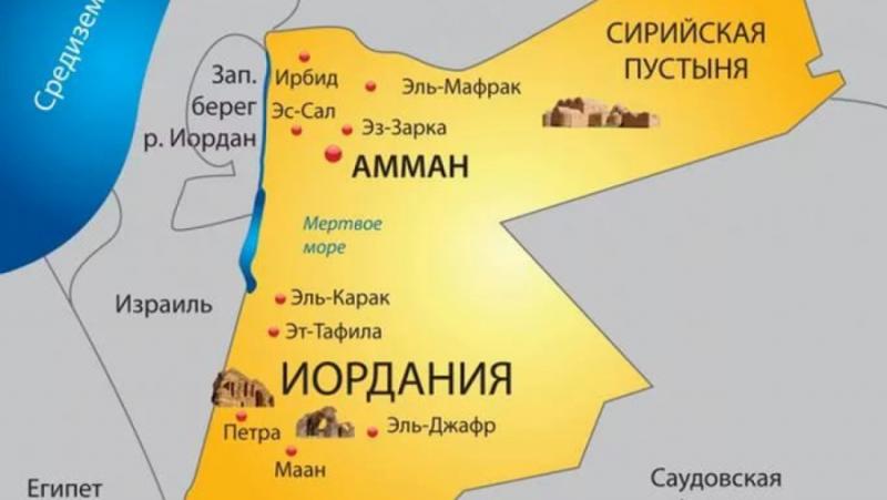 Трансиордания. Карта Иордании с достопримечательностями. Иордания на карте с курортами. Иордан на карте Израиля.
