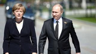 Путин, Меркел, сътрудничество, мир, сигурност