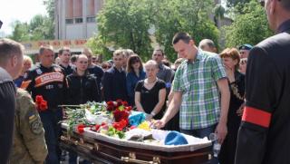 Захарченко, погребан, Донецкото море, Гиви, Моторола