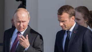 Макрон, преговори, Путин