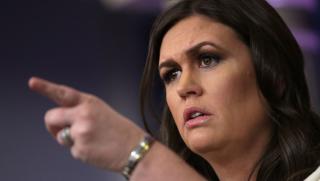 Тръмп, оставка, Сара Сандърс