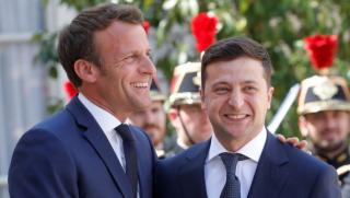 Киев, обещание, Макрон, поговори, Путин