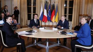 Меркел, среща,Нормандската четворка, мъртва точка, оттласкване