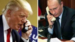 Тръмп, Путин, телефонен разговор