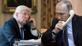 Тръмп, телефонен разговор,  Путин, изказвания, Зеленски, Путин, обеща, твърд отговор, Киев