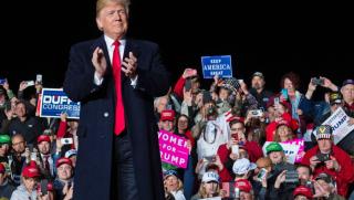 Тръмп, митинг на победа, Джорджия