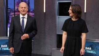 Олаф Шолц, съюз, Зелените