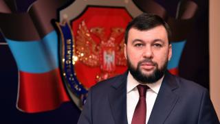 Главата на провъзгласената Донецка народна република Денис Пушилин не изключи