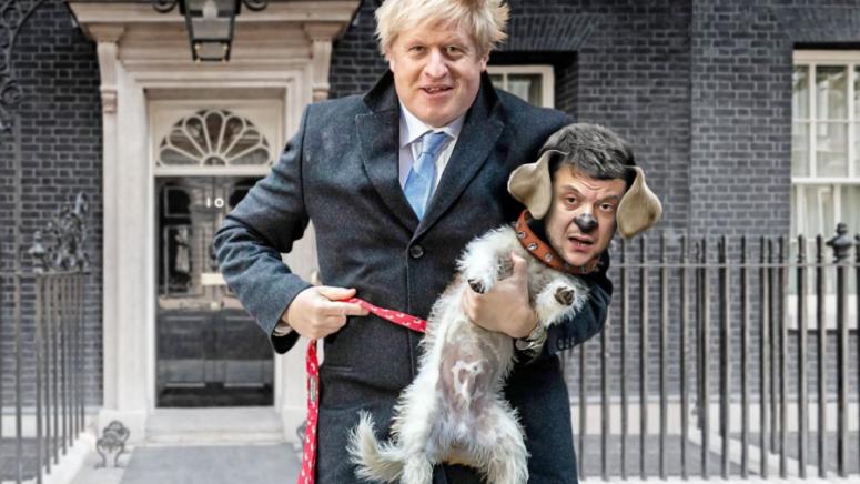 Володимир Зеленски получи удар от приятеля си Борис бившият британски