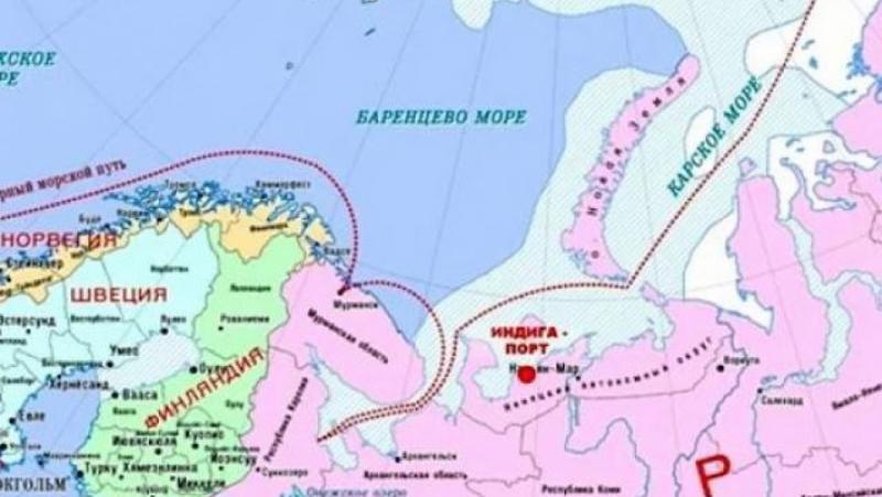 Индига, руско  овладяване, Арктика