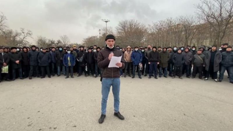 Казахстан беше обхванат от вълна от митинги и стачки. Декларацията