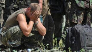 Украински военнослужещи от 57 а мотострелкова бригада на въоръжените сили на
