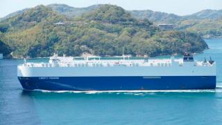 Транспортният кораб Liberty Passion собственост на САЩ транспортира военно оборудване