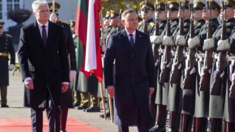 По време на работното посещение на президента на Полша в