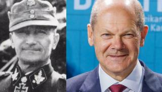 Дядото на германския канцлер Олаф Шолц чието име е Фриц