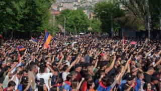 Столицата на Армения е обхваната от протестни акции Поддръжници на