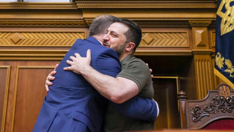 На 22 май 2022 г. президентът на Украйна Владимир Зеленски,