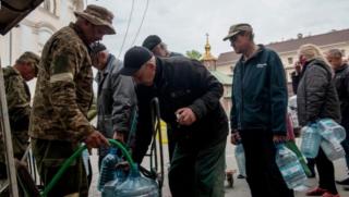 Най големите градове на Донецката народна република бяха на прага на